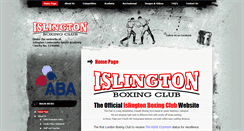 Desktop Screenshot of islingtonboxingclub.org